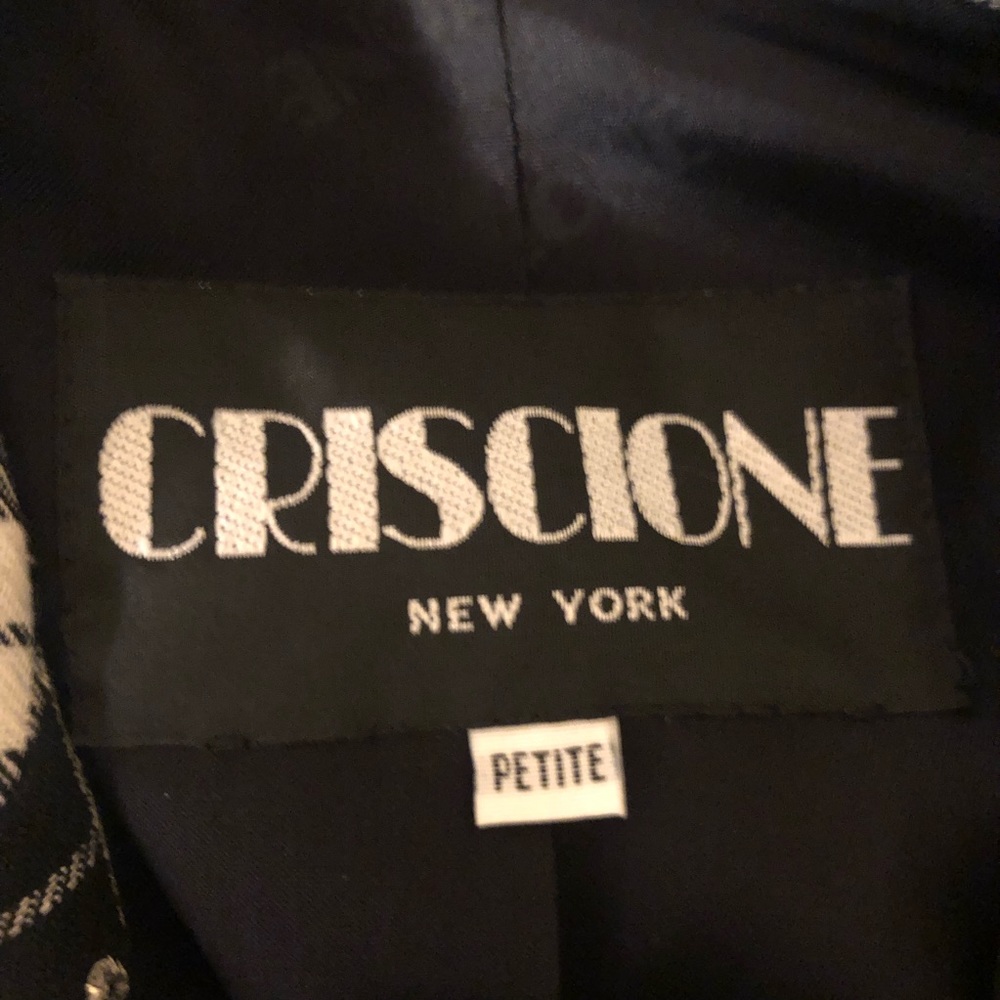 Vintage 1980’s Criscione NY Plaid Blazer - Picture 12 of 14
